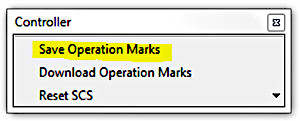 Рис. Save Operation Marks