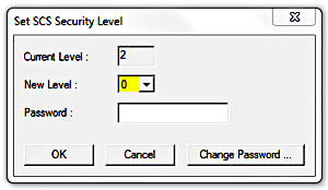 Рис. Set SCS Security Level