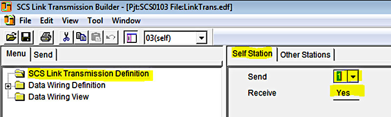Рис. SCS0103 Send-Receive
