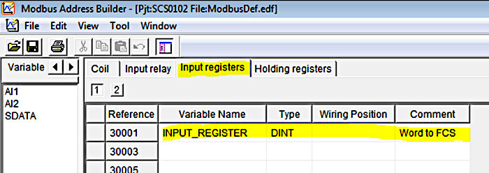 Рис. Inpur Register