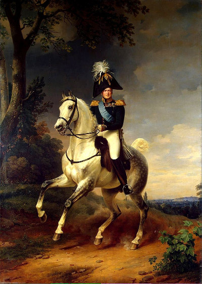 Александр I в 1814 году под Парижем