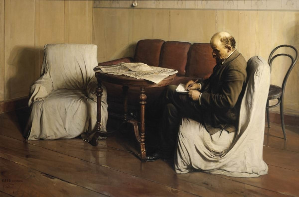 В.И. Ленин в Смольном в 1917 году